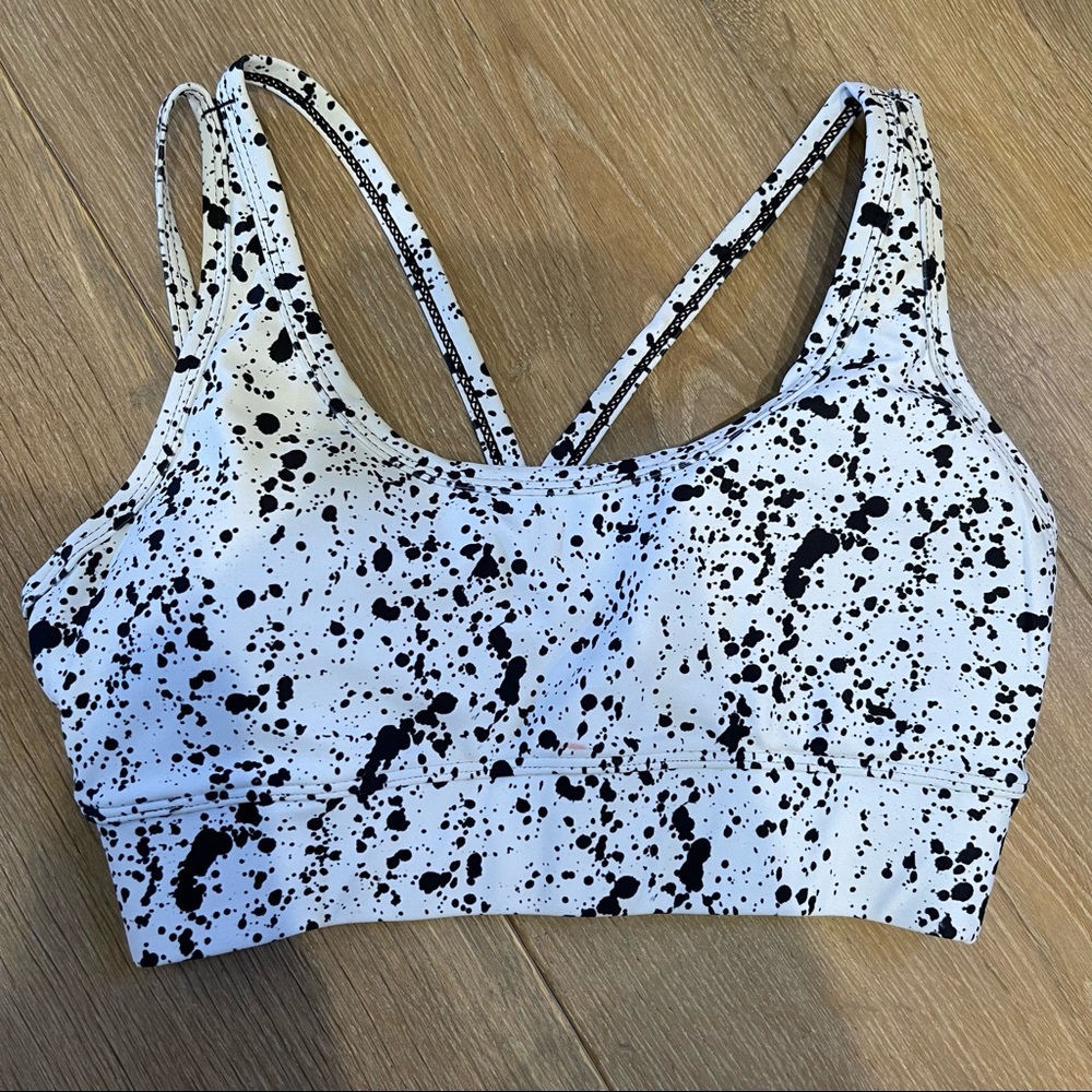 PrismSport Black and White Sports Bra